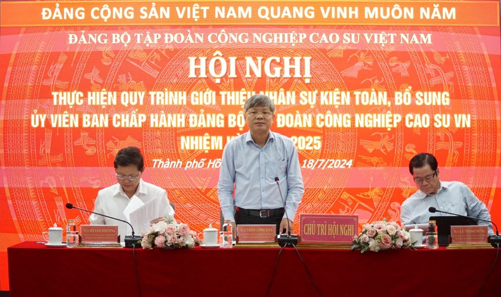 Bổ sung 6 đồng chí tham gia Ban Chấp hành Đảng bộ VRG